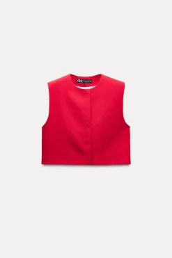 Sale CHALECO CUELLO REDONDO Mujer Blazers / Chalecos