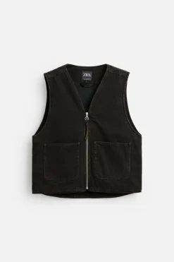 Best CHALECO DENIM BOLSILLOS Hombre Chalecos