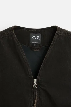 Best CHALECO DENIM BOLSILLOS Hombre Chalecos