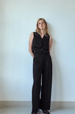 Sale CHALECO DOBLE TRABILLA Mujer Blazers / Chalecos