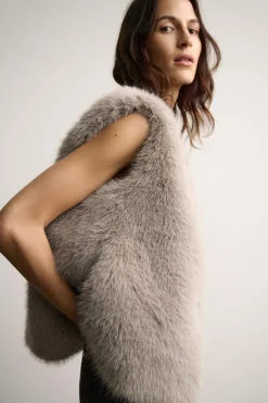 Sale CHALECO EFECTO PELO ZW COLLECTION Mujer Chaquetas / Cazadoras