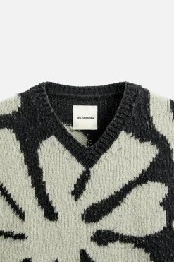 Outlet CHALECO INTARSIA FLORAL X NANUSHKA Hombre Jerséis / Chaquetas