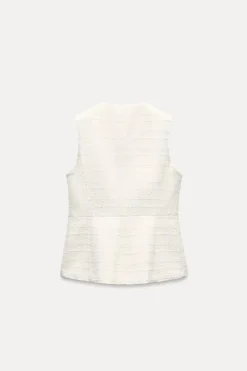 Hot CHALECO LARGO ESTRUCTURA Mujer Blazers / Chalecos|Tops / Bodies