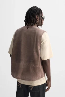 Clearance CHALECO LAVADO CREMALLERA Hombre Chalecos