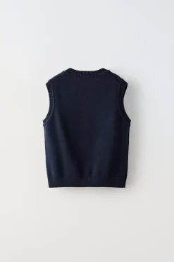 Niños ZARA 6 - 14 Años·Punto|6 - 14 Años·Trajes<CHALECO PUNTO