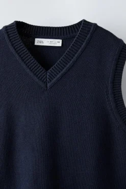 Niños ZARA 6 - 14 Años·Punto|6 - 14 Años·Trajes<CHALECO PUNTO