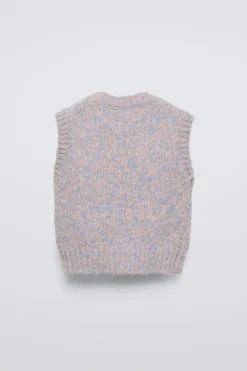 Niños ZARA 6 - 14 Años·Punto<CHALECO PUNTO