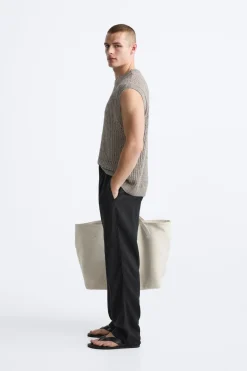 Outlet CHALECO PUNTO DESAGUJADO Hombre Jerséis / Chaquetas