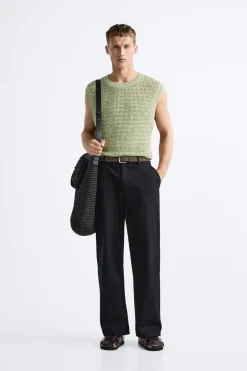 Clearance CHALECO PUNTO ESTRUCTURA Hombre Jerséis / Chaquetas