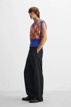 Fashion CHALECO PUNTO ROMBOS X HARRY LAMBERT Hombre Jerséis / Chaquetas