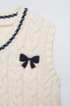 Niños ZARA 1½ - 6 Años·Punto<CHALECO PUNTO VARSITY