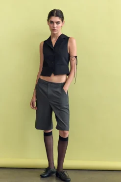 Sale CHALECO RECTO CAMISERO Mujer Blazers / Chalecos