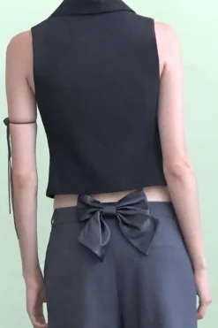 Sale CHALECO RECTO CAMISERO Mujer Blazers / Chalecos