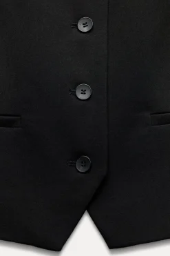 Sale CHALECO RECTO CAMISERO Mujer Blazers / Chalecos