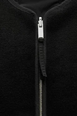 Clearance CHALECO REVERSIBLE CON LANA ZW COLLECTION Mujer Chaquetas / Cazadoras