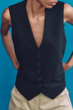 Fashion CHALECO SASTRE Mujer Blazers / Chalecos