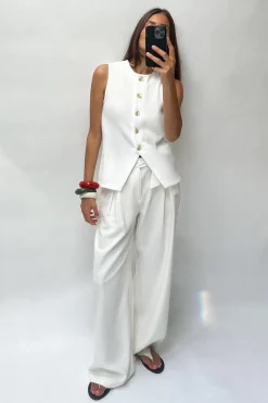 Sale CHALECO SOFT PIQUÉ Mujer Tops / Bodies