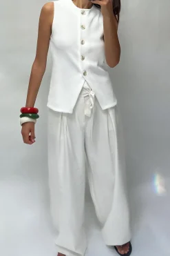 Sale CHALECO SOFT PIQUÉ Mujer Tops / Bodies