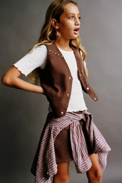 Niños ZARA 6 - 14 Años·Abrigos|6 - 14 Años·Total Look<CHALECO TACHAS