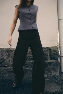 Clearance CHALECO TOP ENTALLADO Mujer Blazers / Chalecos