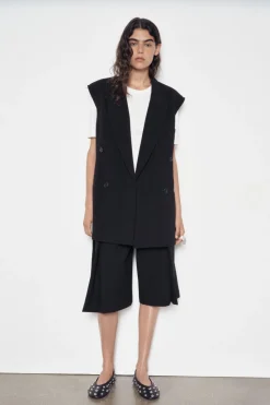 Fashion CHALECO VESTIDO CINTURÓN ZW COLLECTION Mujer Blazers / Chalecos