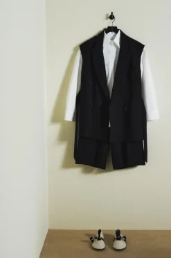 Fashion CHALECO VESTIDO CINTURÓN ZW COLLECTION Mujer Blazers / Chalecos