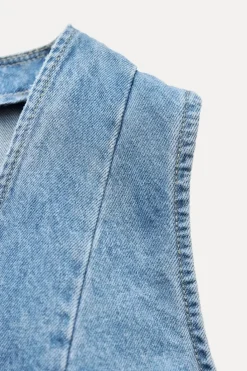Online CHALECO Z1975 CORTO DENIM Mujer Chaquetas / Cazadoras