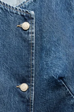 New CHALECO Z1975 DENIM Mujer Tops / Bodies