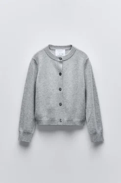 Niños ZARA 6 - 14 Años·Punto<CHAQUETA 100% CASHMERE