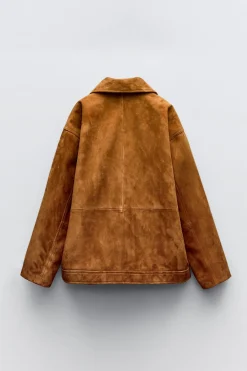 Niños ZARA 6 - 14 Años·Abrigos<CHAQUETA 100% PIEL ANTE