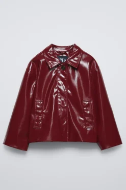 Niños ZARA 6 - 14 Años·Abrigos<CHAQUETA ACHAROLADA