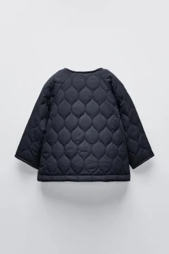 Niños ZARA 6 - 18 Meses·Abrigos / Buzos<CHAQUETA ACOLCHADA ALAMARES