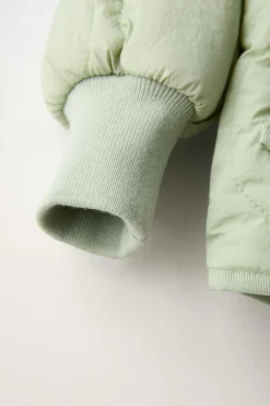 Niños ZARA 6 - 18 Meses·Abrigos / Buzos<CHAQUETA ACOLCHADA CAPUCHA WATER REPELLENT