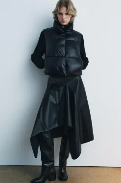 Discount CHAQUETA ACOLCHADA COMBINADA ZW COLLECTION Mujer Abrigos / Anoraks