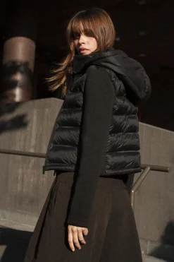 Sale CHAQUETA ACOLCHADA EFECTO NEOPRENO Mujer Abrigos / Anoraks|Chaquetas / Cazadoras