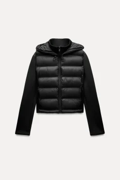 Sale CHAQUETA ACOLCHADA EFECTO NEOPRENO Mujer Abrigos / Anoraks|Chaquetas / Cazadoras