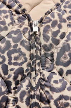 Fashion CHAQUETA ACOLCHADA ESTAMPADO ANIMAL Mujer Chaquetas / Cazadoras