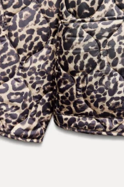 Fashion CHAQUETA ACOLCHADA ESTAMPADO ANIMAL Mujer Chaquetas / Cazadoras