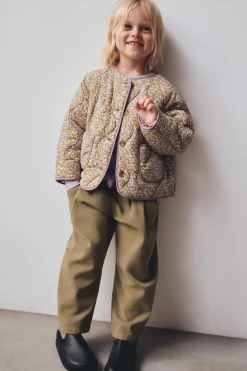 Niños ZARA 6 - 18 Meses·Abrigos / Buzos<CHAQUETA ACOLCHADA FLORES