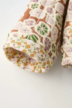 Niños ZARA 6 - 18 Meses·Abrigos / Buzos<CHAQUETA ACOLCHADA PATCHWORK