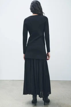 New CHAQUETA ASIMÉTRICA PUNTO Mujer Cárdigan / Jerséis|Punto