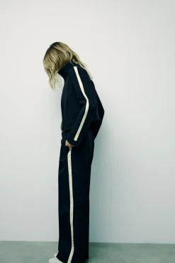 Online CHAQUETA BANDA LATERAL Mujer Chaquetas / Cazadoras