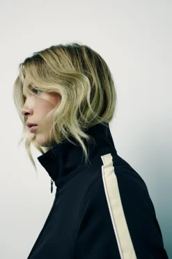 Online CHAQUETA BANDA LATERAL Mujer Chaquetas / Cazadoras