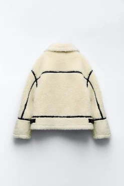 Outlet CHAQUETA BIKER BORREGUILLO ZW COLLECTION Mujer Abrigos / Anoraks|Chaquetas / Cazadoras