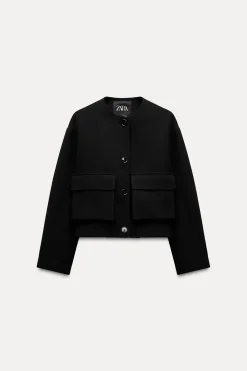 Sale CHAQUETA BOMBER BOLSILLOS ZW COLLECTION Mujer Chaquetas / Cazadoras|Blazers / Chalecos