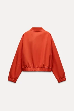 Clearance CHAQUETA BOMBER BOLSILLOS CREMALLERA Mujer Chaquetas / Cazadoras