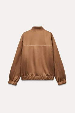 Discount CHAQUETA BOMBER EFECTO ANTE Mujer Chaquetas / Cazadoras