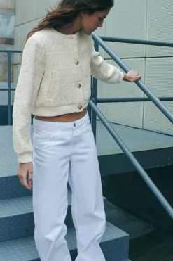 Online CHAQUETA BOMBER ESTRUCTURA Mujer Chaquetas / Cazadoras