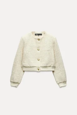 Online CHAQUETA BOMBER ESTRUCTURA Mujer Chaquetas / Cazadoras