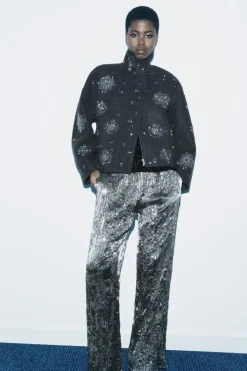 Sale CHAQUETA BORDADOS LENTEJUELAS ZW COLLECTION Mujer Chaquetas / Cazadoras